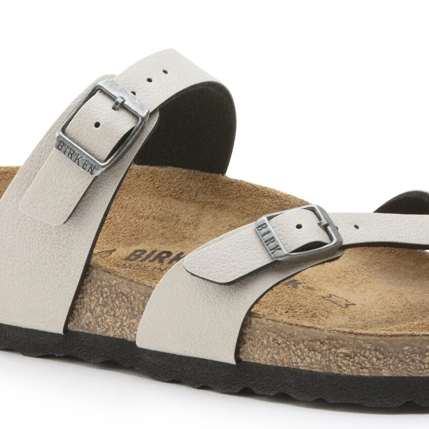 Birkenstock Mayari Birko-Flor Pull Up Stone 12 Birkenstock Mayari Birko-Flor Pull Up Stone - Image 10