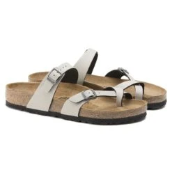 Birkenstock Mayari Birko-Flor Pull Up Stone 19 Birkenstock Mayari Birko-Flor Pull Up Stone -Birkenstock 1005056 pair