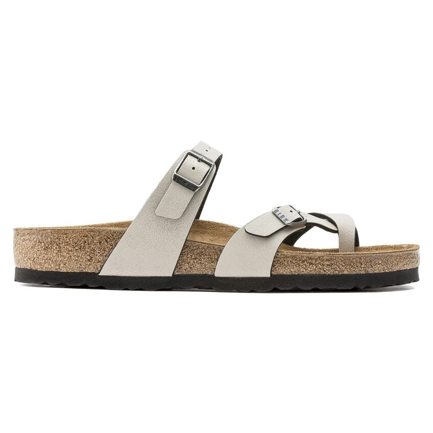 Birkenstock Mayari Birko-Flor Pull Up Stone 11 Birkenstock Mayari Birko-Flor Pull Up Stone - Image 9
