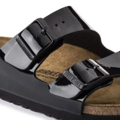 Birkenstock Arizona Birko-Flor Patent -Birkenstock 1005292 detail 1
