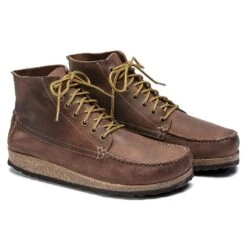 Birkenstock Marton Oiled Leather Roast -Birkenstock 1017143 pair