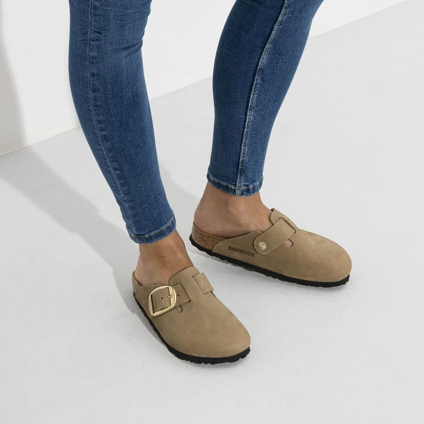 Birkenstock Boston Big Buckle Nubuck Leather 6 Birkenstock Boston Big Buckle Nubuck Leather - Image 4