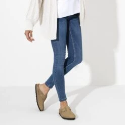 Birkenstock Boston Big Buckle Nubuck Leather 13 Birkenstock Boston Big Buckle Nubuck Leather -Birkenstock 1017953 f look f