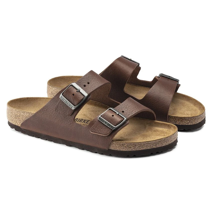 Birkenstock Arizona Natural Leather Vintage Wood Roast 9 Birkenstock Arizona Natural Leather Vintage Wood Roast - Image 7