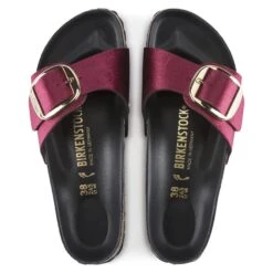 Birkenstock Madrid Big Buckle Rivet Logo Velvet -Birkenstock 1020153 top