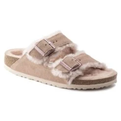 Birkenstock Arizona Shearling Suede Leather