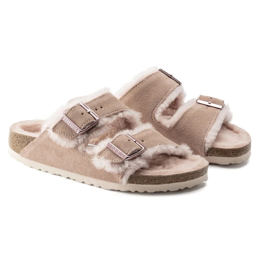 Birkenstock Arizona Shearling Suede Leather 9 Birkenstock Arizona Shearling Suede Leather - Image 7