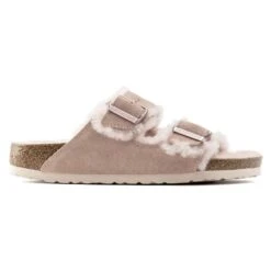 Birkenstock Arizona Shearling Suede Leather 18 Birkenstock Arizona Shearling Suede Leather -Birkenstock 1020389 side