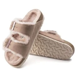 Birkenstock Arizona Shearling Suede Leather 15 Birkenstock Arizona Shearling Suede Leather -Birkenstock 1020389 sole