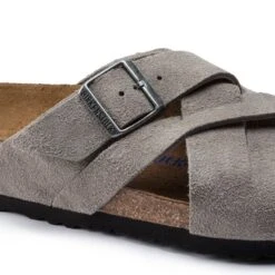 Birkenstock Lugano Suede Leather -Birkenstock 1020932 detail 1