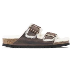 Birkenstock Arizona Shearling Oiled Leather -Birkenstock 1021049 side