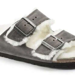 Birkenstock Arizona Shearling Oiled Leather -Birkenstock 1021067 detail 1