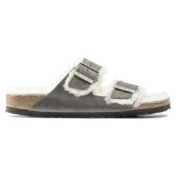 Birkenstock Arizona Shearling Oiled Leather -Birkenstock 1021067 side