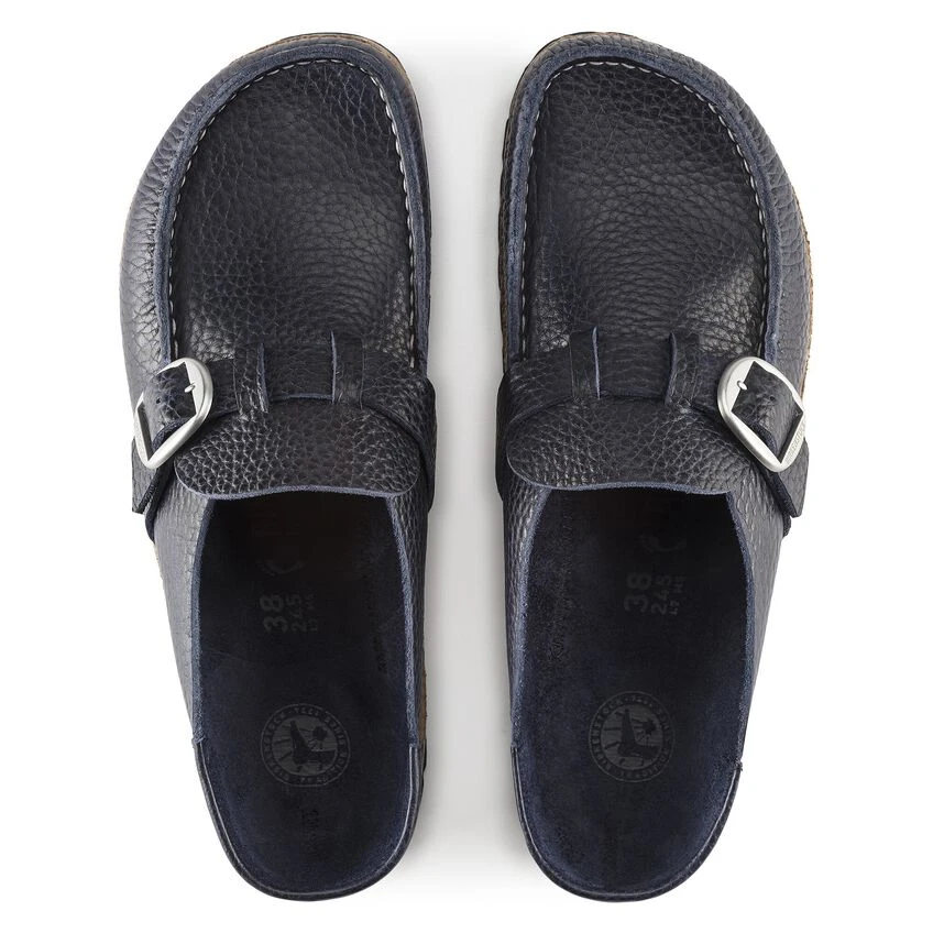 Birkenstock Buckley Grained Leather Navy 6 Birkenstock Buckley Grained Leather Navy - Image 4