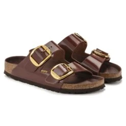 Birkenstock Arizona Natural Leather Patent 18 Birkenstock Arizona Natural Leather Patent -Birkenstock 1021388 pair