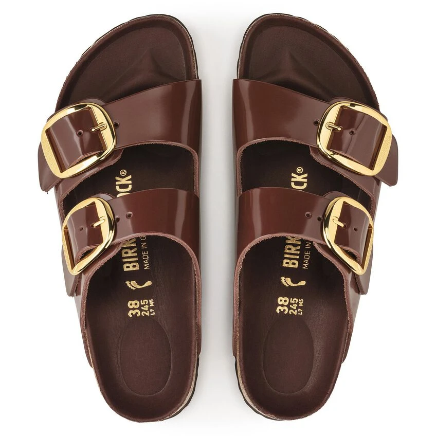 Birkenstock Arizona Natural Leather Patent 8 Birkenstock Arizona Natural Leather Patent - Image 6