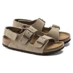 Birkenstock Milano HL Kids Suede Leather -Birkenstock 1021723 pair