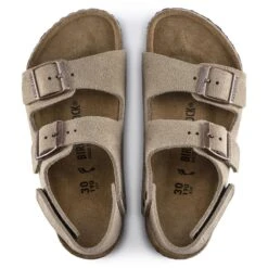 Birkenstock Milano HL Kids Suede Leather -Birkenstock 1021723 top