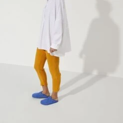 Birkenstock Boston Suede Leather Ultra Blue -Birkenstock 1022556 f look f