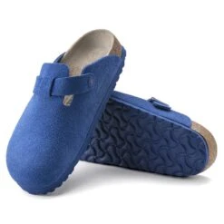 Birkenstock Boston Suede Leather Ultra Blue -Birkenstock 1022556 sole