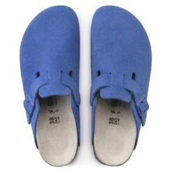 Birkenstock Boston Suede Leather Ultra Blue -Birkenstock 1022556 top