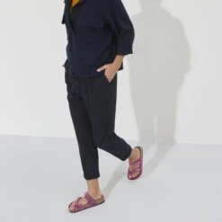 Birkenstock Mayari Shearling Oiled Leather -Birkenstock 1023199 f look f