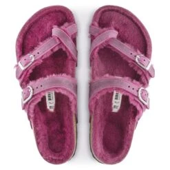 Birkenstock Mayari Shearling Oiled Leather -Birkenstock 1023199 top