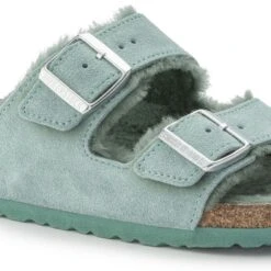 Birkenstock Arizona Shearling Suede Leather 20 Birkenstock Arizona Shearling Suede Leather -Birkenstock 1023259 detail 1