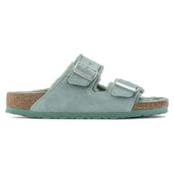 Birkenstock Arizona Shearling Suede Leather 19 Birkenstock Arizona Shearling Suede Leather -Birkenstock 1023259 side
