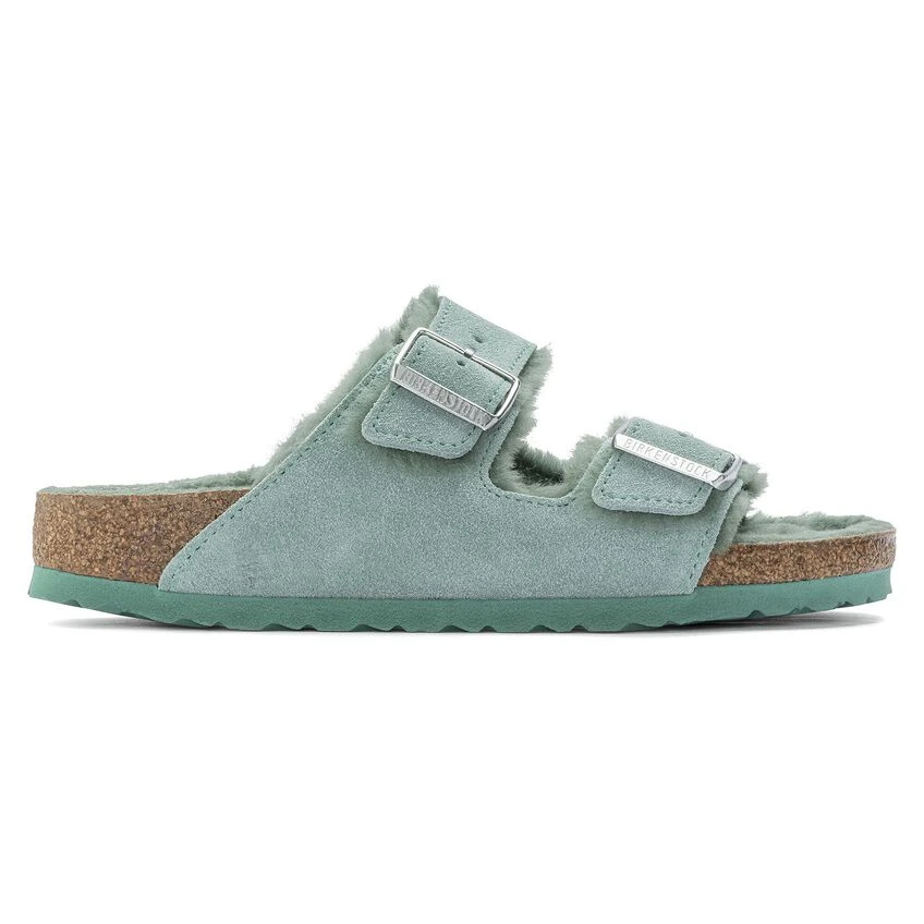 Birkenstock Arizona Shearling Suede Leather 10 Birkenstock Arizona Shearling Suede Leather - Image 8