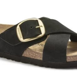 Birkenstock Siena Big Buckle Nubuck Leather -Birkenstock 1023376 detail 1
