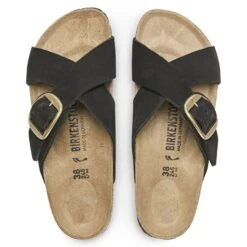 Birkenstock Siena Big Buckle Nubuck Leather -Birkenstock 1023376 top