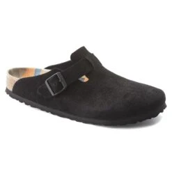 Birkenstock Boston Suede Leather Black 13 Birkenstock Boston Suede Leather Black -Birkenstock 1023452 1