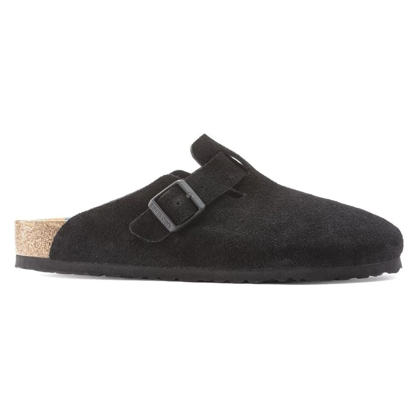 Birkenstock Boston Suede Leather Black 10 Birkenstock Boston Suede Leather Black - Image 8