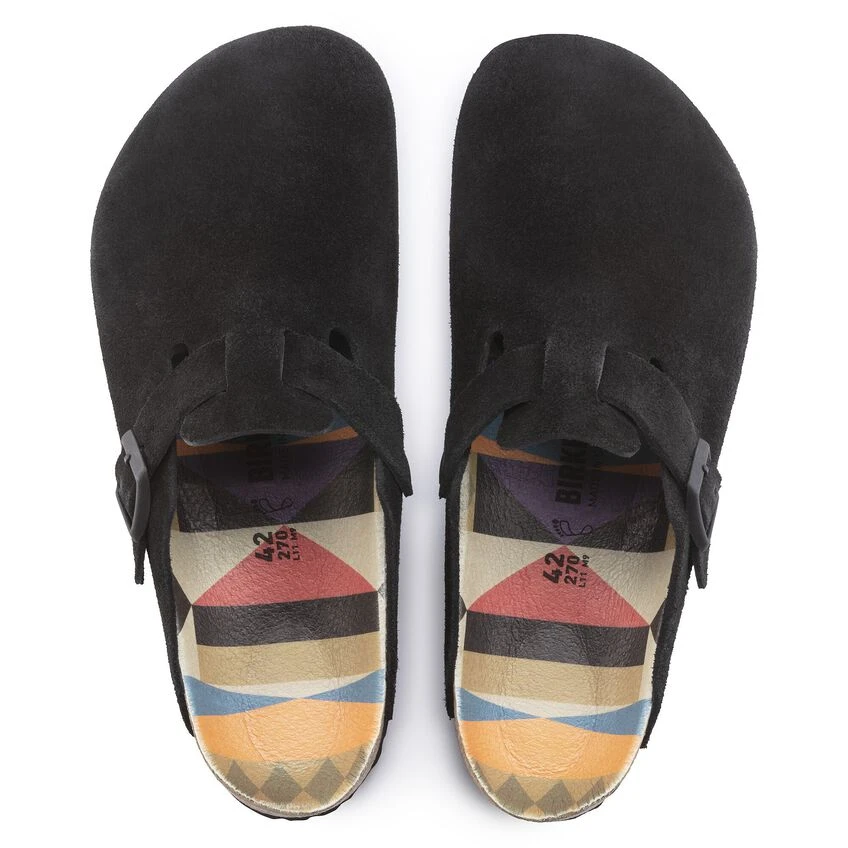Birkenstock Boston Suede Leather Black 8 Birkenstock Boston Suede Leather Black - Image 6