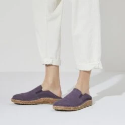 Birkenstock Callan Suede Leather Dark Berry 15 Birkenstock Callan Suede Leather Dark Berry -Birkenstock 1023626 f closeup f