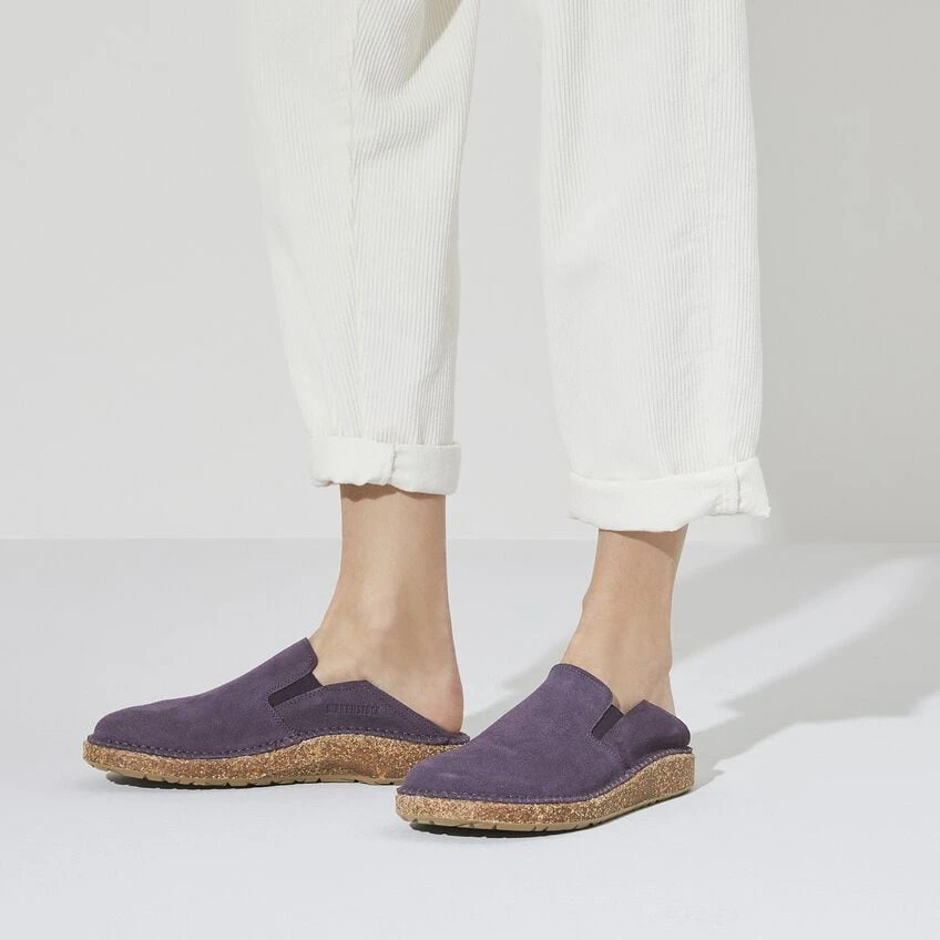 Birkenstock Callan Suede Leather Dark Berry 6 Birkenstock Callan Suede Leather Dark Berry - Image 4