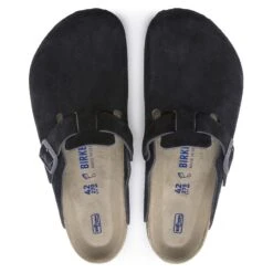 Birkenstock Boston Suede Leather Midnight -Birkenstock 1023865 top
