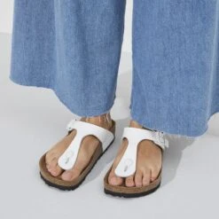 Birkenstock Gizeh Natural Leather Patent 14 Birkenstock Gizeh Natural Leather Patent -Birkenstock 1023897 f closeup f