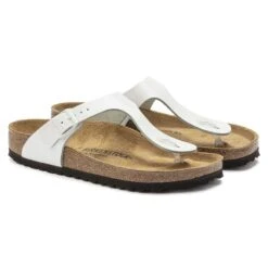 Birkenstock Gizeh Natural Leather Patent 17 Birkenstock Gizeh Natural Leather Patent -Birkenstock 1023897 pair