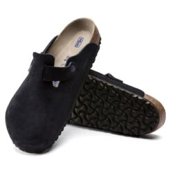 Birkenstock Boston Suede Leather Midnight -Birkenstock 1023910 sole