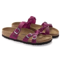 Birkenstock Franca Braid Oiled Leather Festival Fuchsia 17 Birkenstock Franca Braid Oiled Leather Festival Fuchsia -Birkenstock 1023978 pair