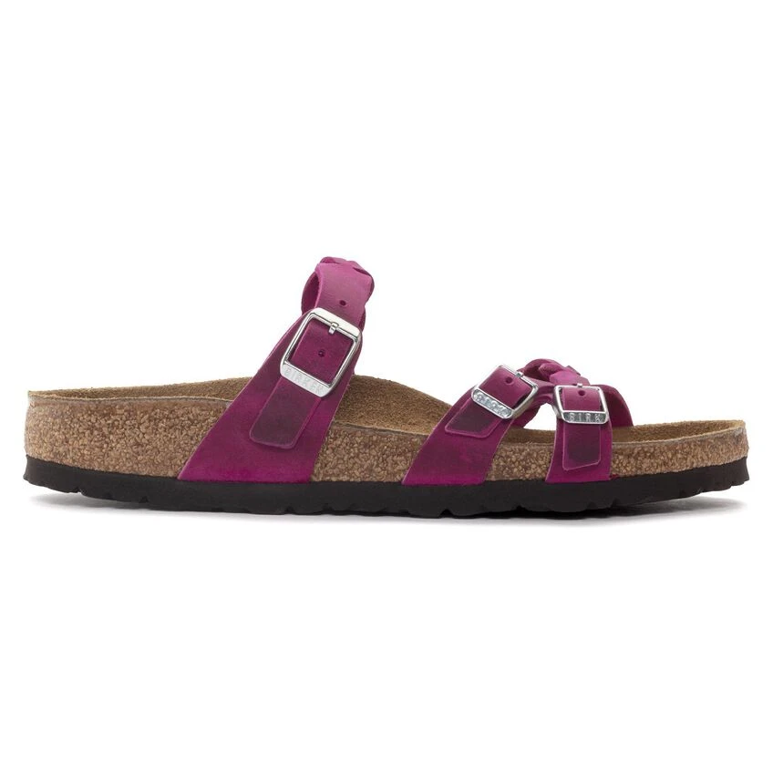 Birkenstock Franca Braid Oiled Leather Festival Fuchsia 10 Birkenstock Franca Braid Oiled Leather Festival Fuchsia - Image 8