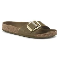 Birkenstock Madrid Natural Leather Patent -Birkenstock 1024141 1