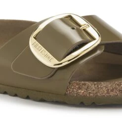 Birkenstock Madrid Natural Leather Patent -Birkenstock 1024141 detail 1