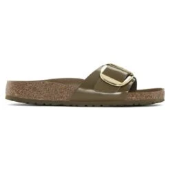 Birkenstock Madrid Natural Leather Patent -Birkenstock 1024141 side