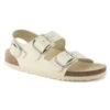 Birkenstock Milano Big Buckle Natural Leather Patent -Birkenstock 1024207