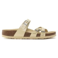 Birkenstock Franca Natural Leather Patent -Birkenstock 1024252 side