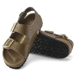 Birkenstock Milano Embossed Natural Leather -Birkenstock 1024258 sole