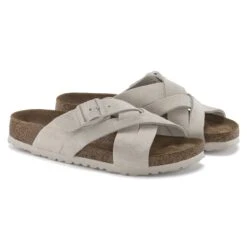 Birkenstock Lugano Suede Leather -Birkenstock 1024534 pair